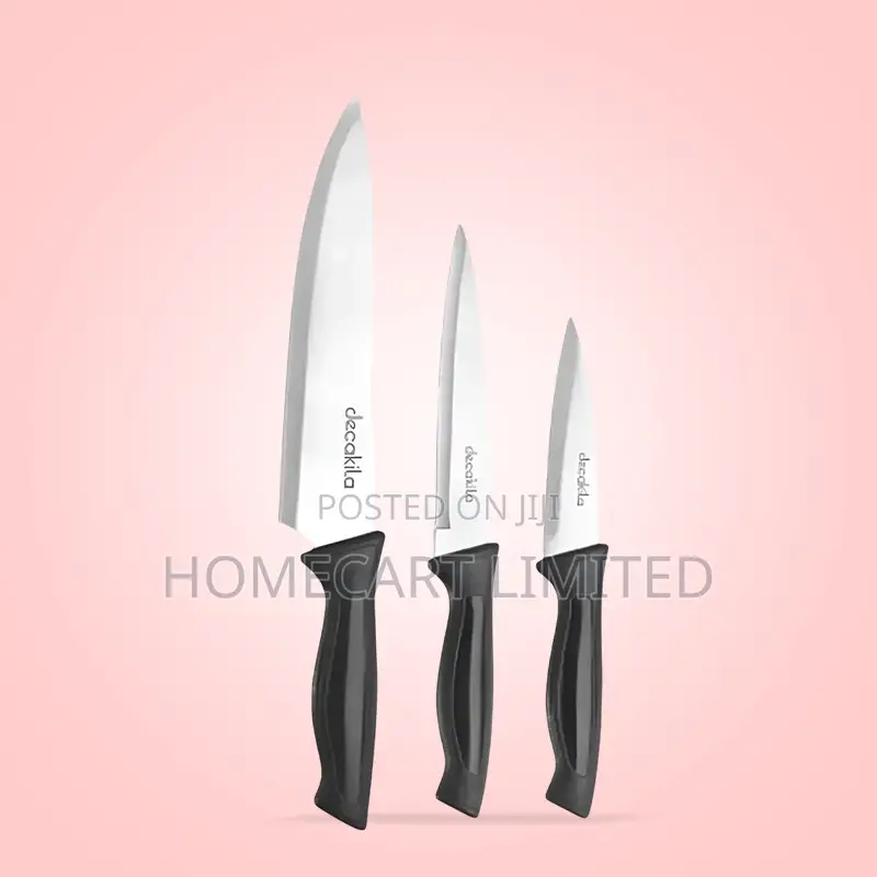 Decakila 3pcs Kitchen Knife Set - Kmtt109b