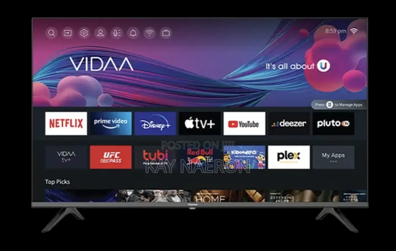 Hisense Vidaa Smart Digital Television 55 Inches