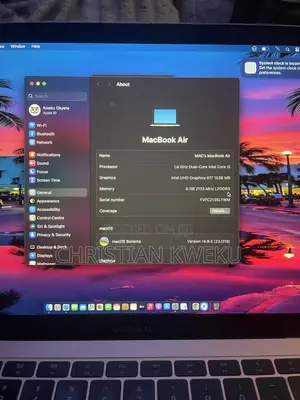 Laptop Apple MacBook Air 8GB Intel Core i5 SSD 128GB