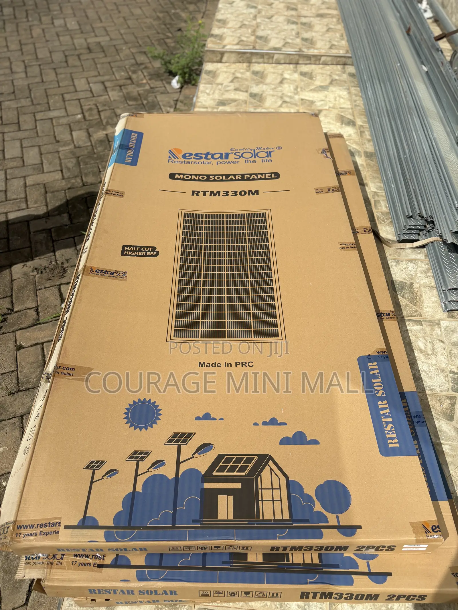 Restar 330w Mono Crystalline Solar Panel