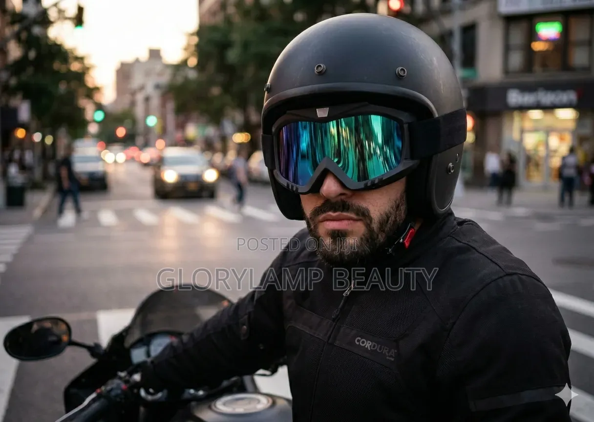 Detachable Motor Goggles Mask – Full Face Shield With Anti-Fog Glasses