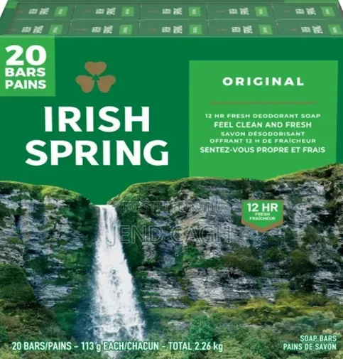 Irish Spring Original Deodorant Bar Soap (20 Bars)