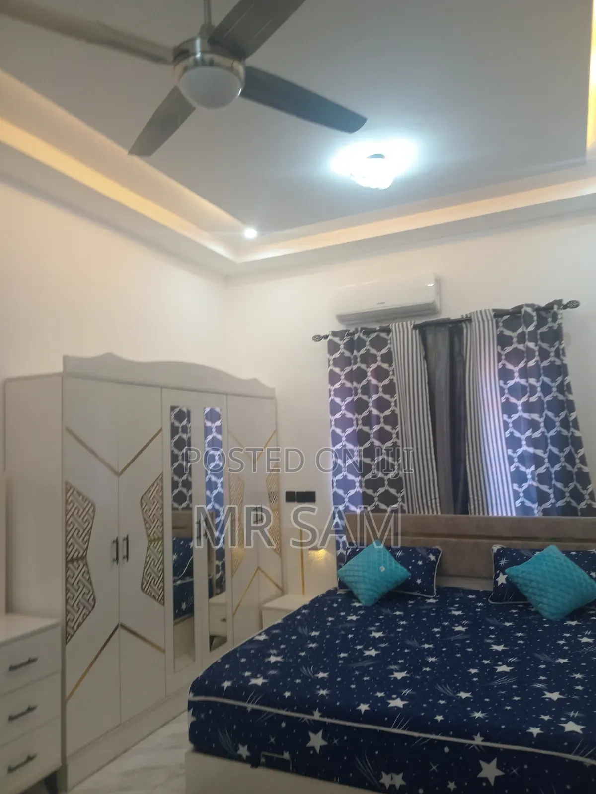 Furnished 1bdrm Apartment in Sam Properties, West Hills Mall Area