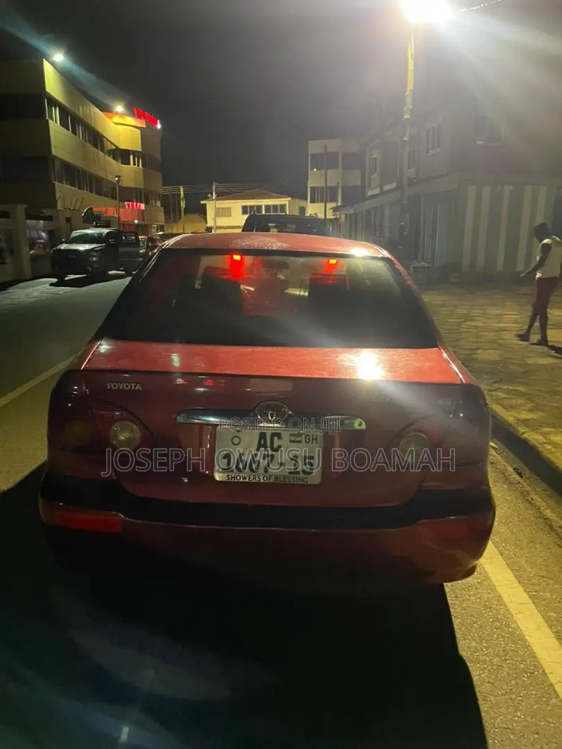 Toyota Corolla 2008 Red