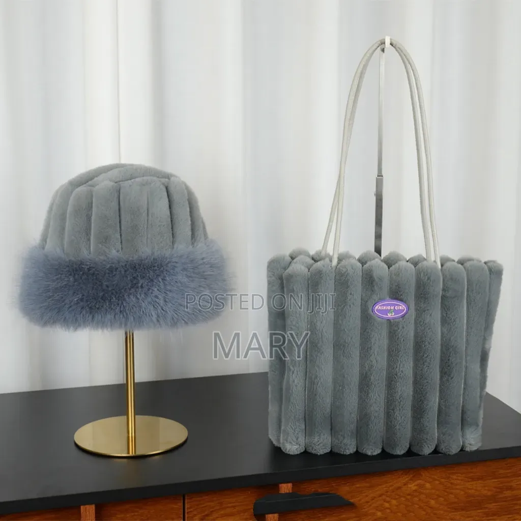 Fluffy Bag and Hat