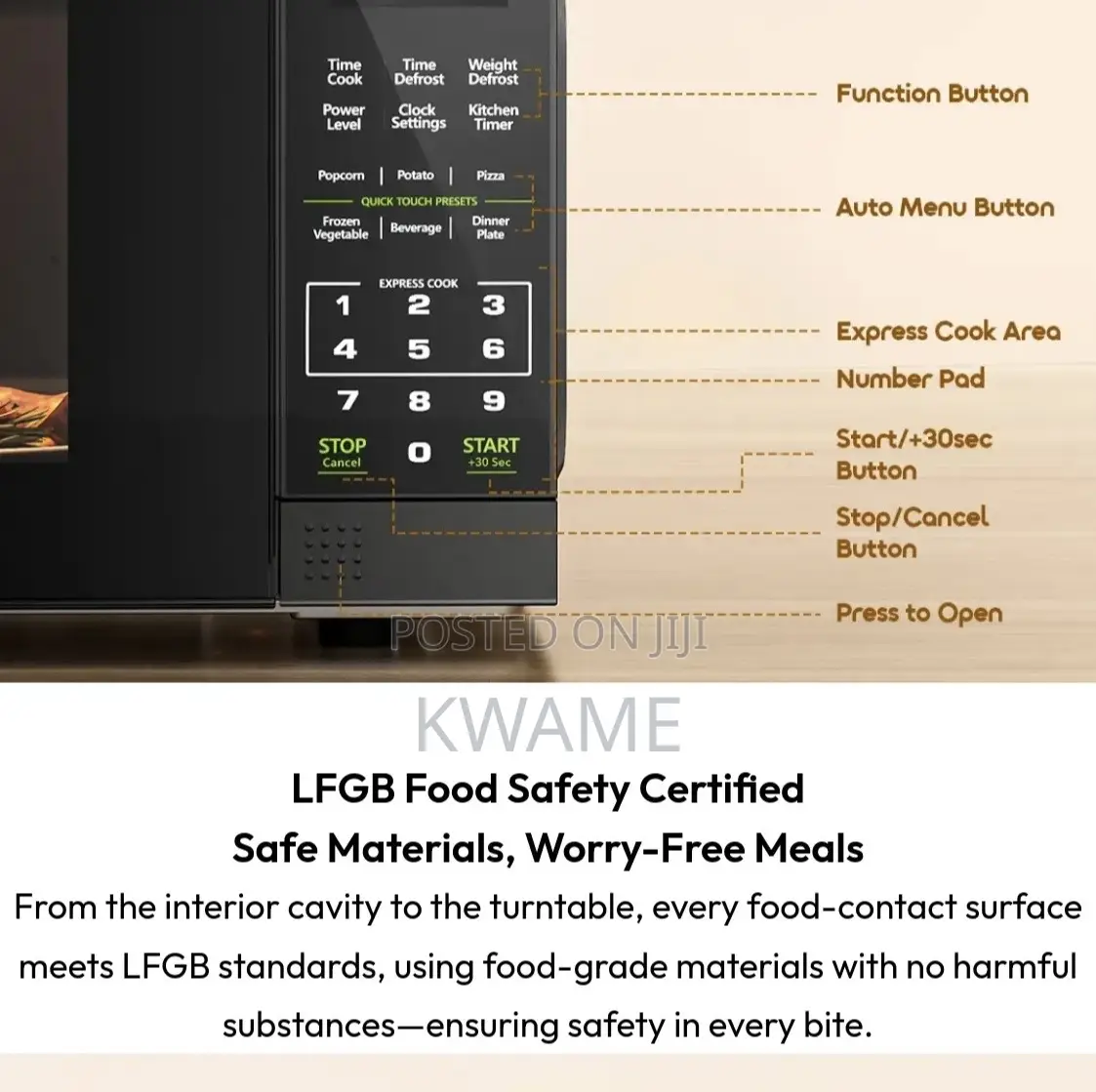 23l Infiwave Lite Energy Saving Microwave Oven