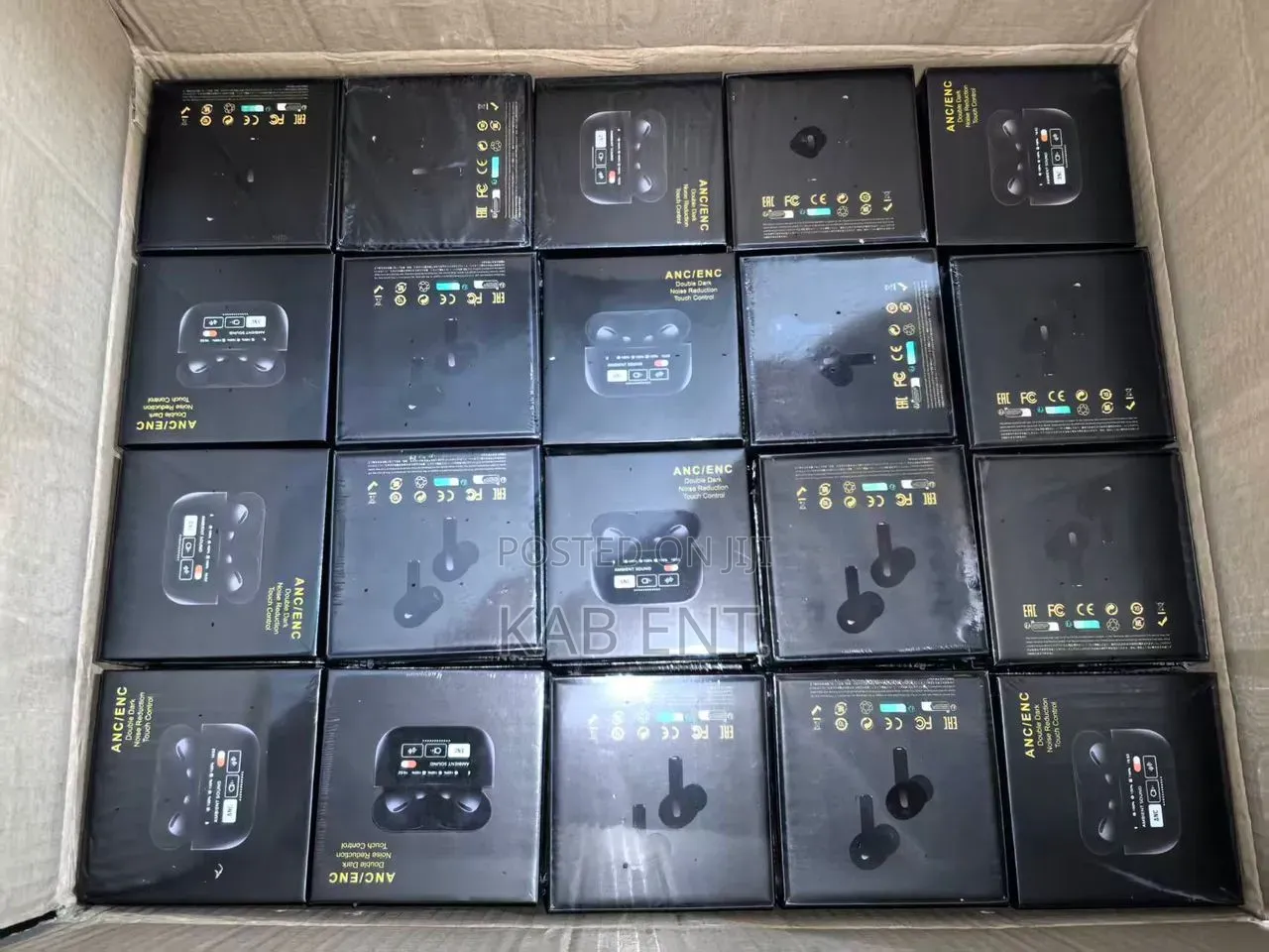Anc/Enc True Wireless Earbuds With LCD Display Case