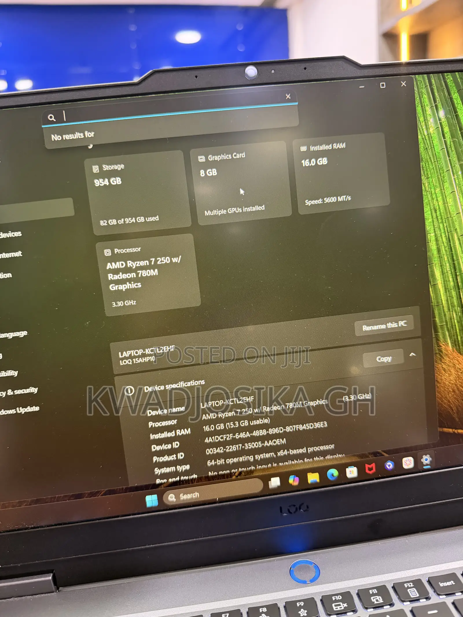 Laptop Lenovo LOQ 15AHP10 16GB AMD Ryzen 7 SSD 1T