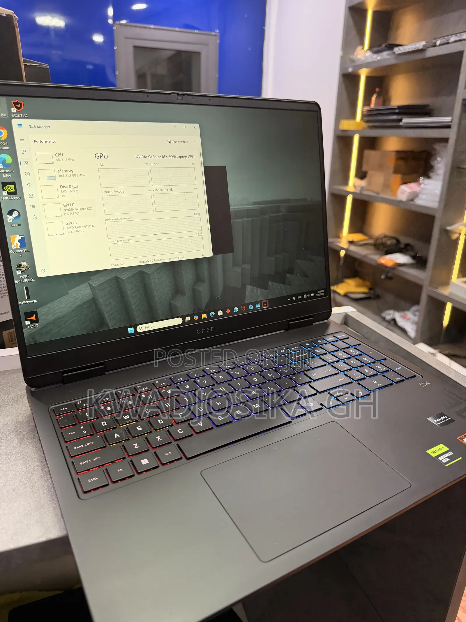 Laptop HP Omen 16 32GB AMD Ryzen 9 SSD 1T