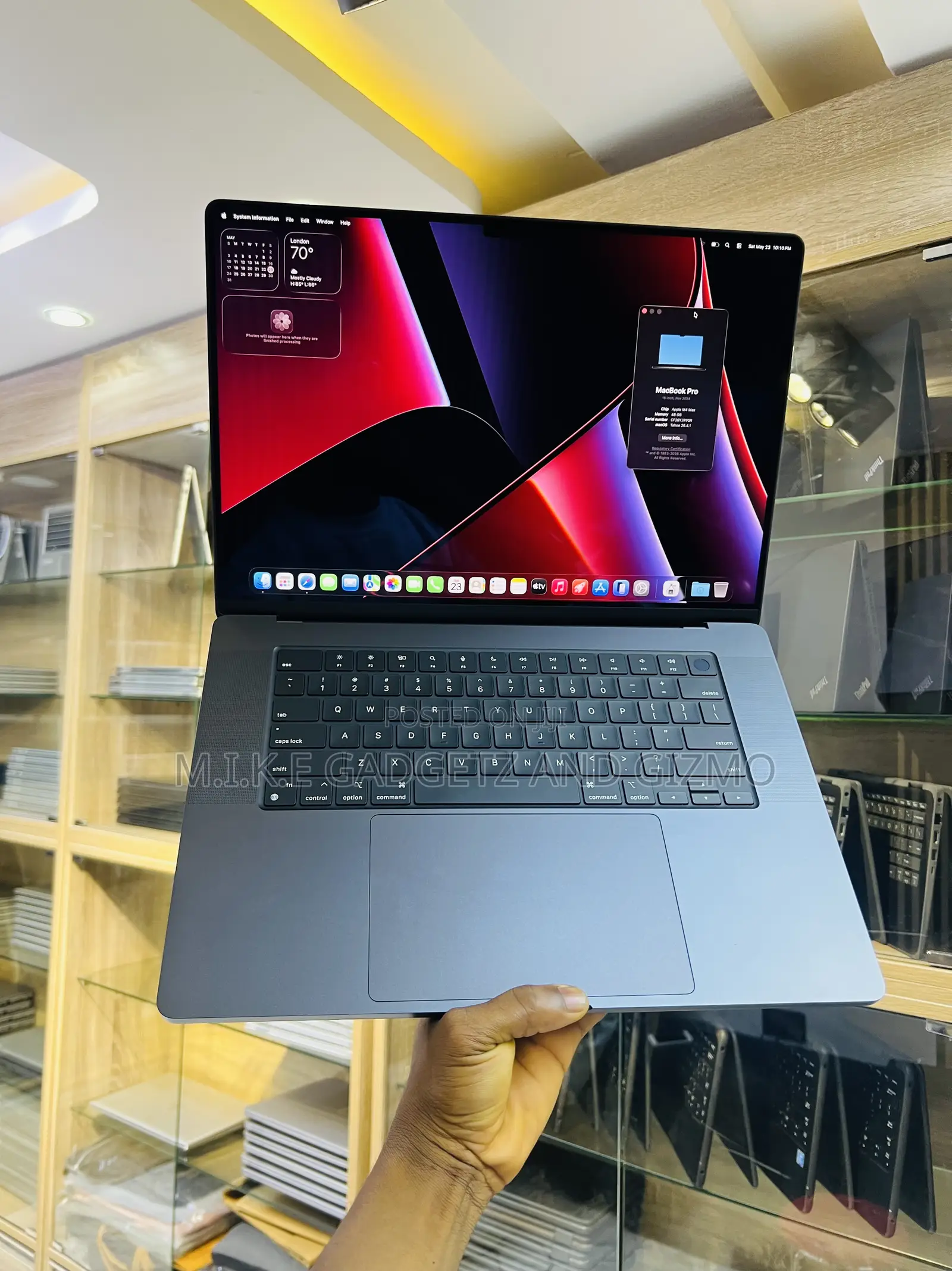 Laptop Apple MacBook Pro 2024 M4 Max 16-inch 48GB Apple M4 Max SSD 1T