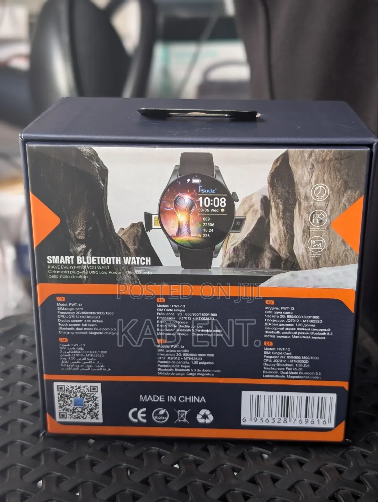 Fsudz FWT-13 Smart Watch With Sim Support