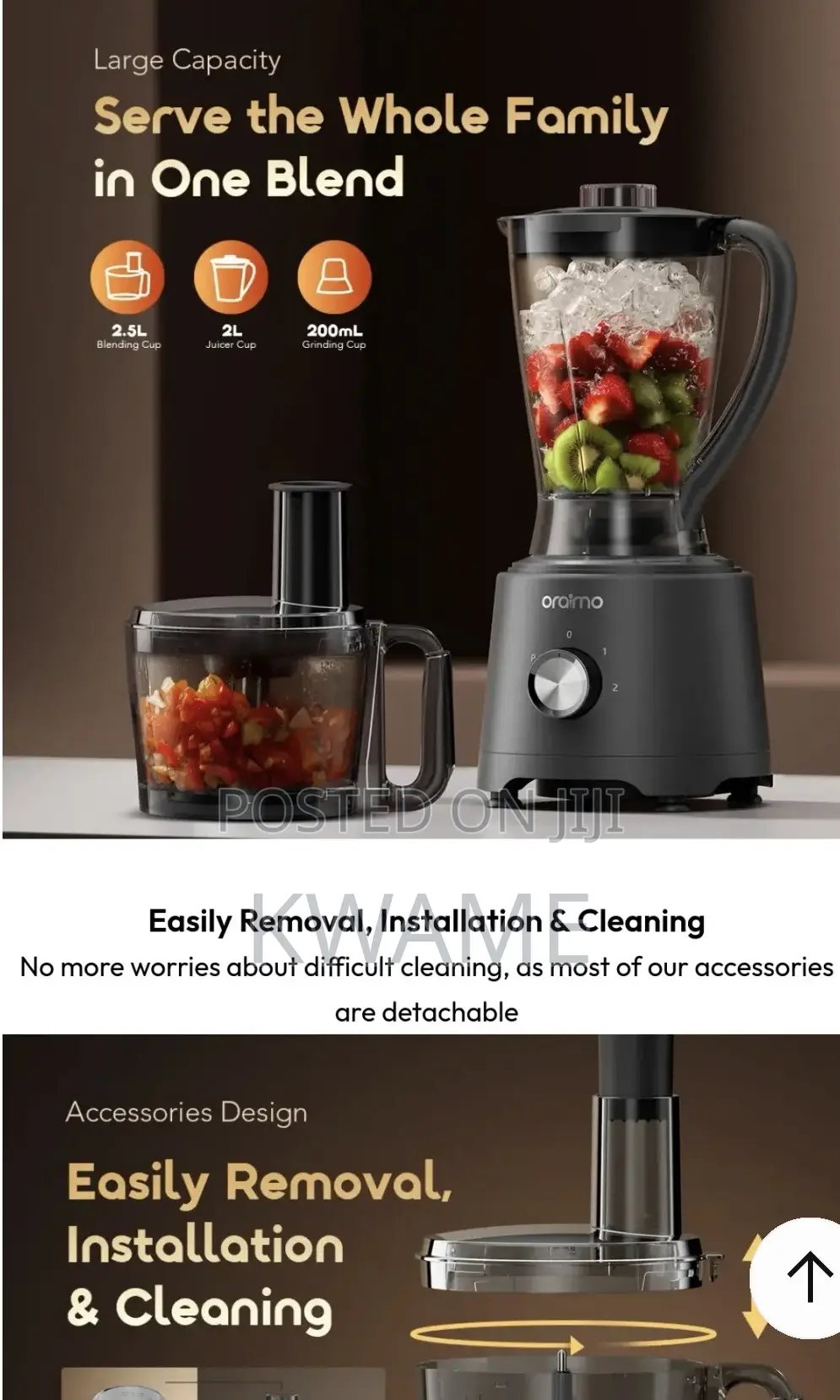 4-in-1 Multifunctional 1500w Blender
