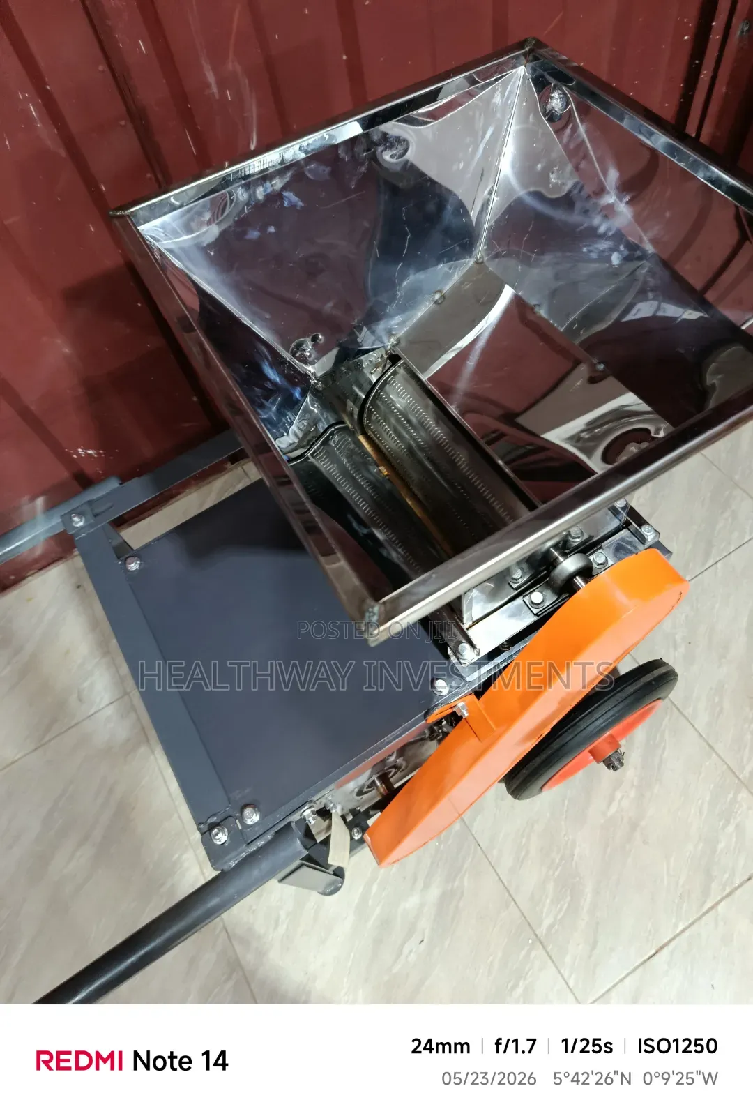 Cassava Grater on Wheels