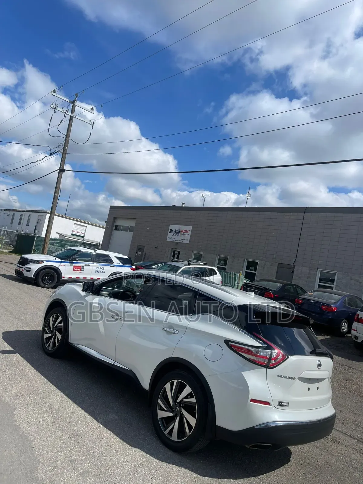 Nissan Murano Platinum AWD 2016 White