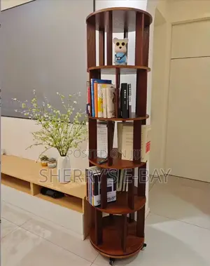 360 Rotating Bookshelves (5 Steps) With Wheels