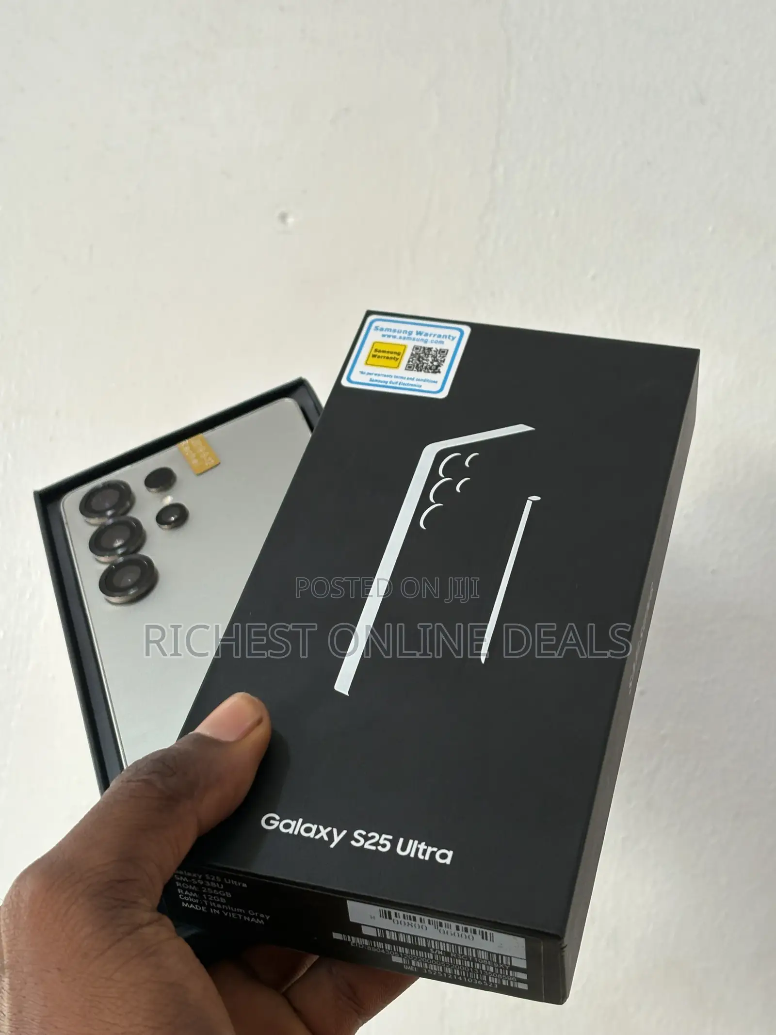 New Samsung Galaxy S25 Ultra 256 GB Gray