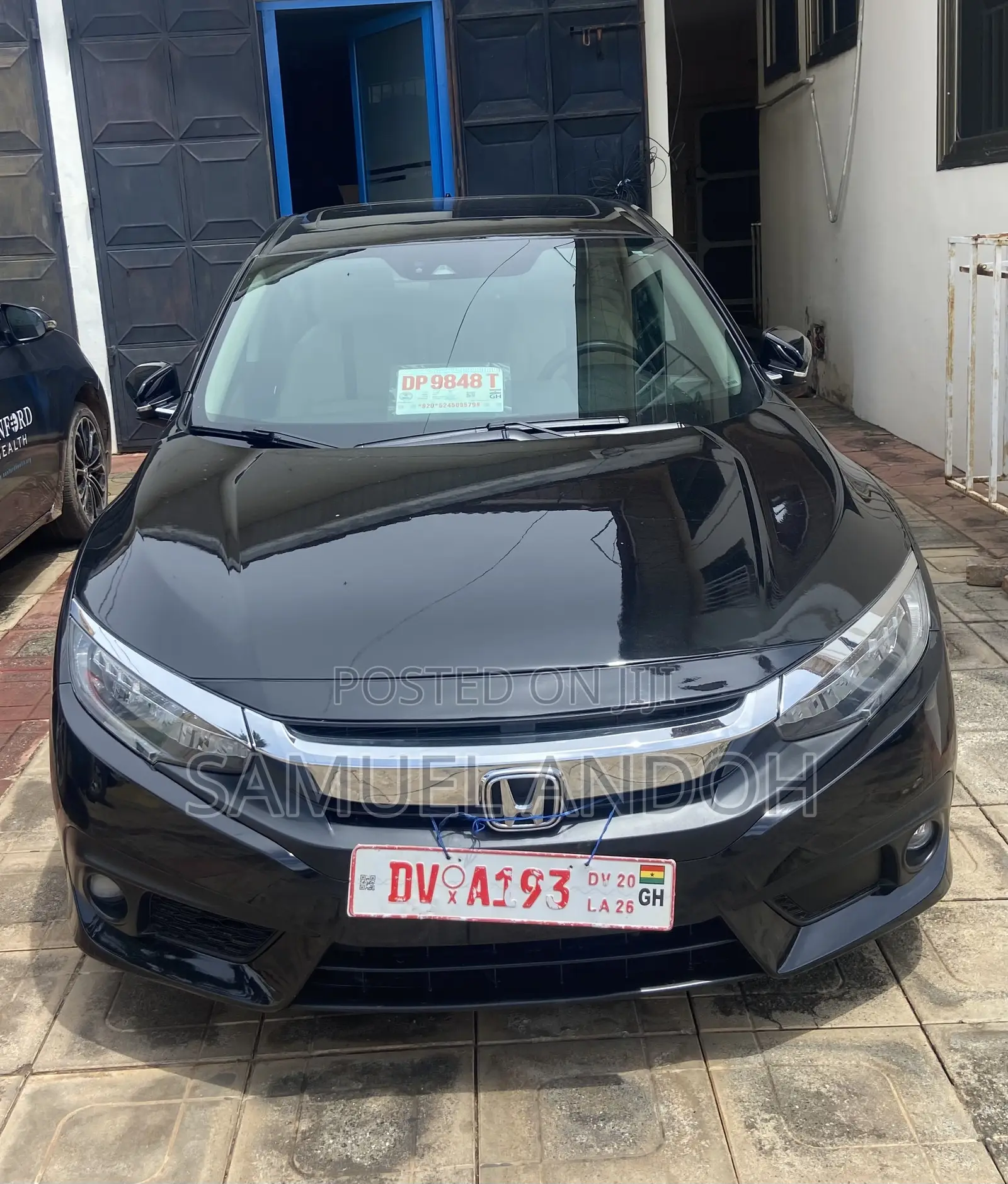 Honda Civic Touring 4dr Sedan (1.5L 4cyl) 2017 Black