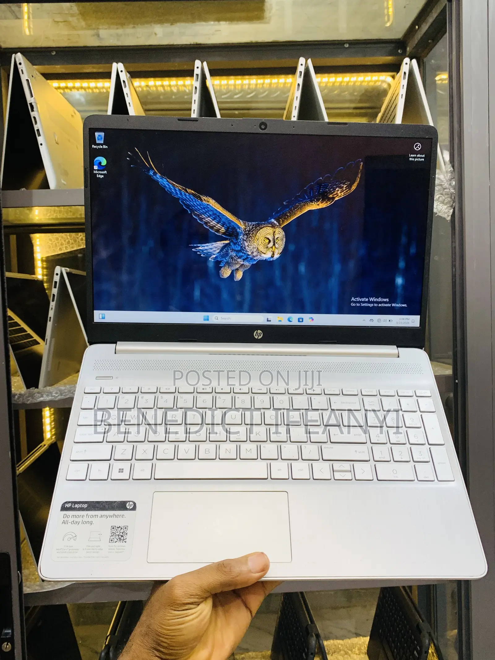Laptop HP 15-dw0037wm 8GB Intel Core i3 SSD 256GB