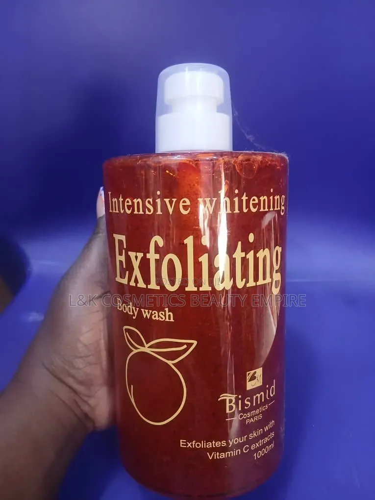 Bismid Intensive Whitening Exfoliating Body Wash.