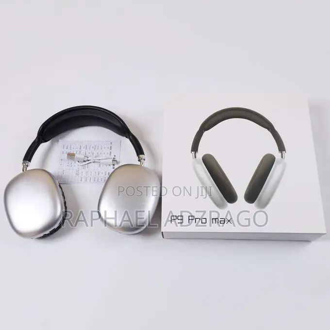 Wireless Bluetooth Headset Noise Reduction Earphones Black White