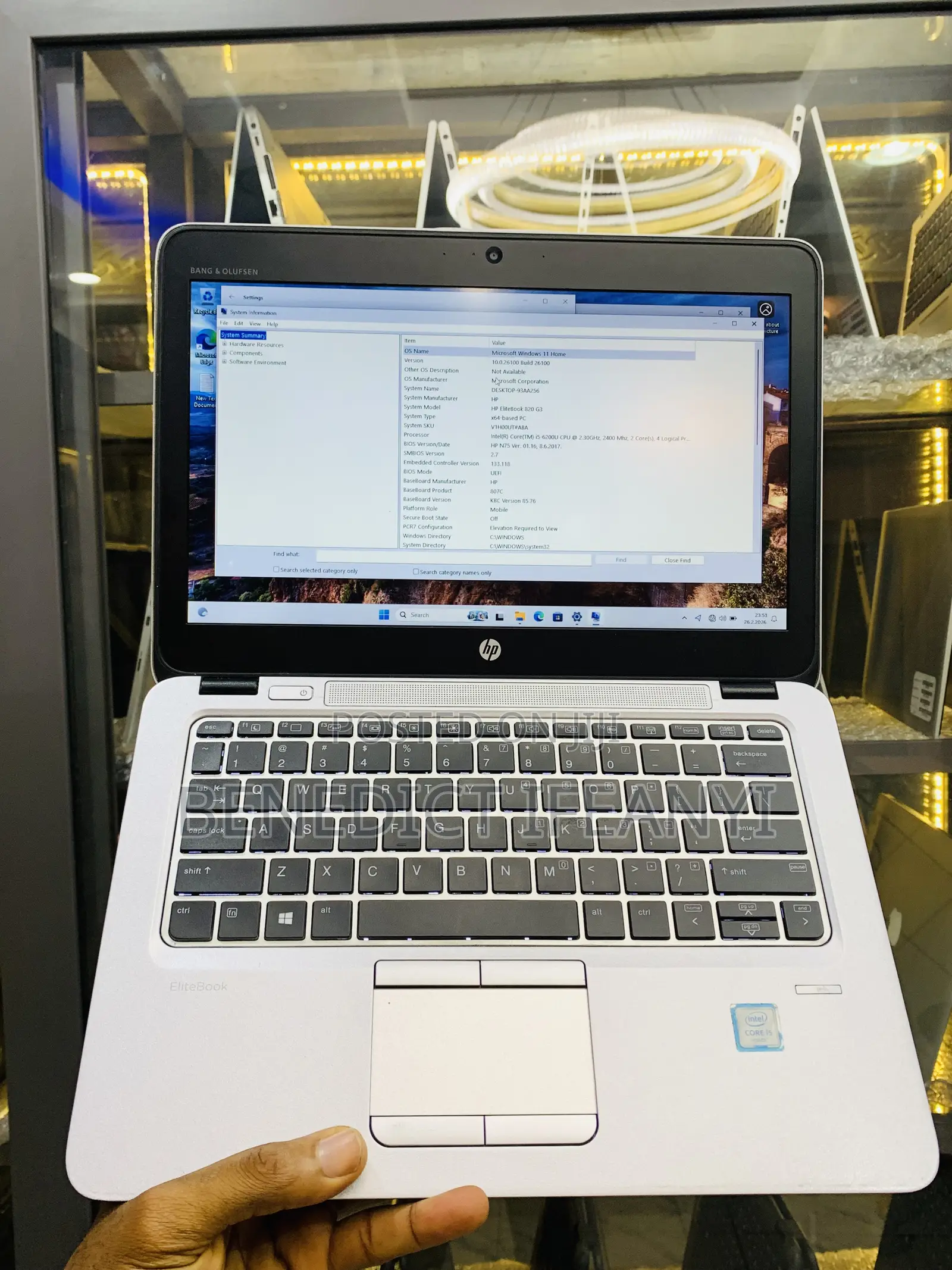 Laptop HP EliteBook 820 G3 8GB Intel Core i5 SSD 128GB