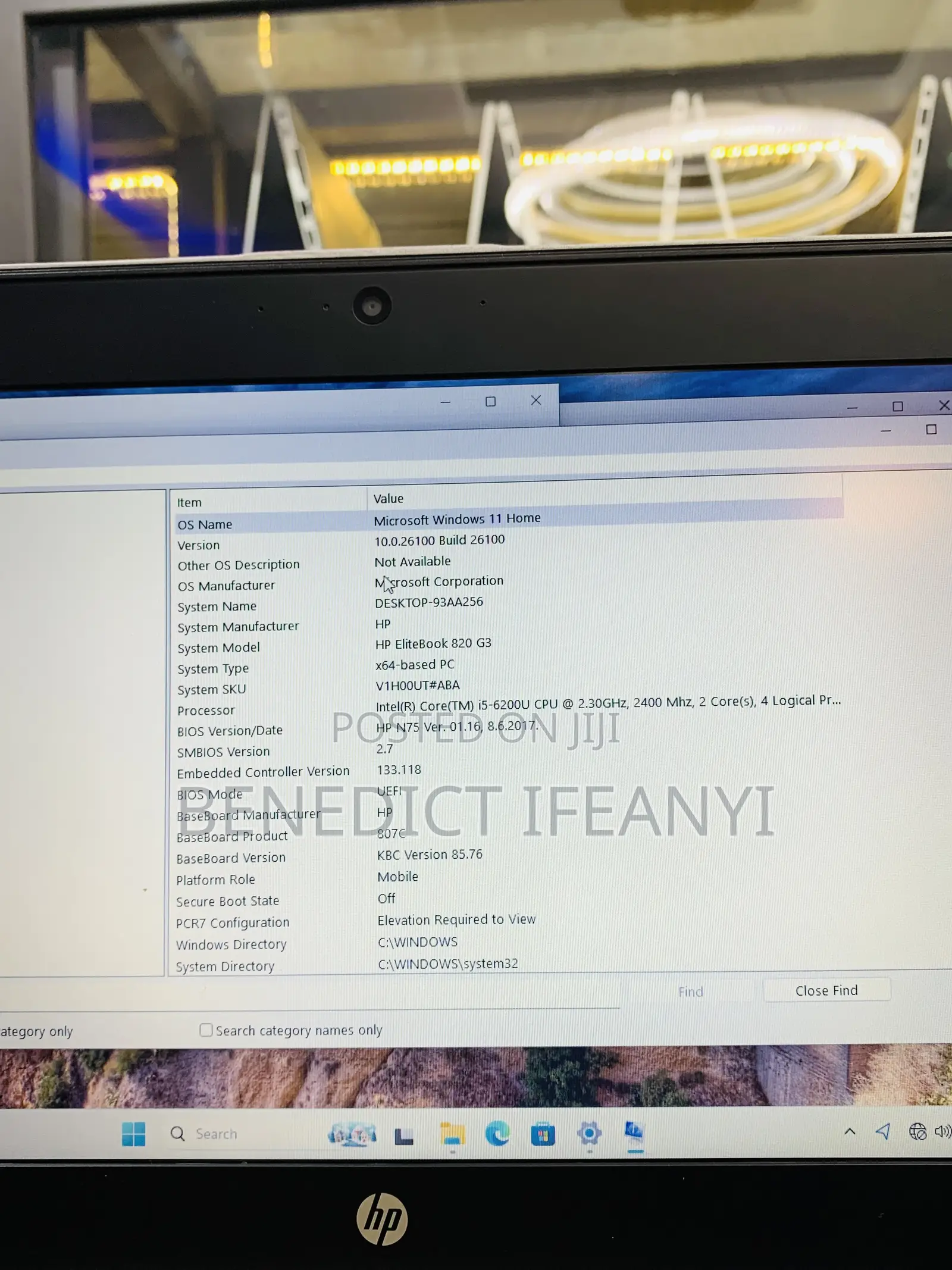 Laptop HP EliteBook 820 G3 8GB Intel Core i5 SSD 128GB