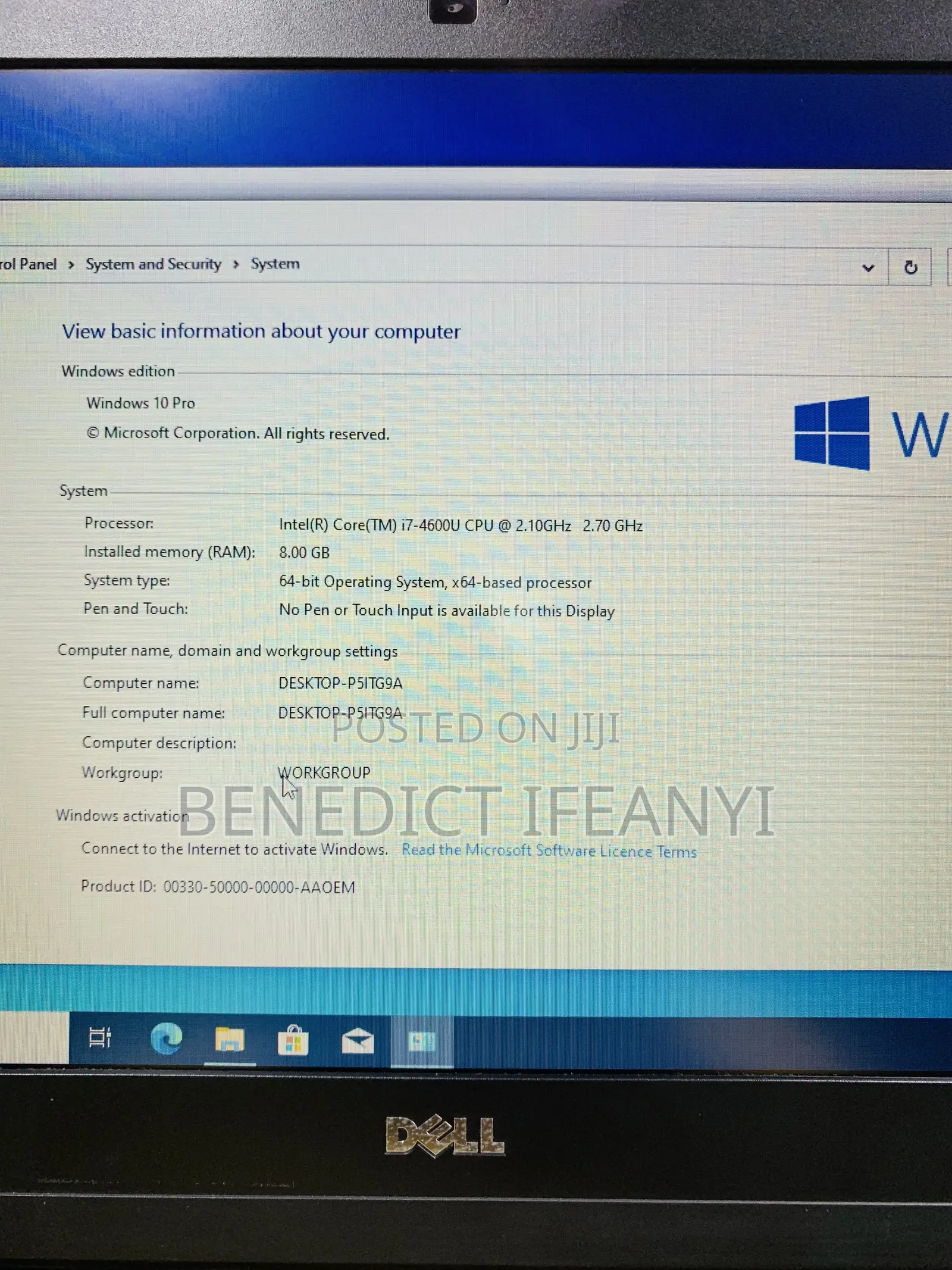 Laptop Dell Latitude E7240 8GB Intel Core i7 SSD 256GB