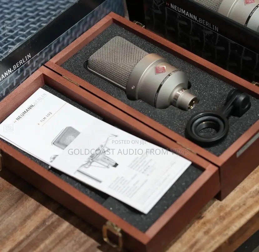Neumann TLM 103 Large-Diaphragm Cardioid Condenser Mic (Mono Set,)