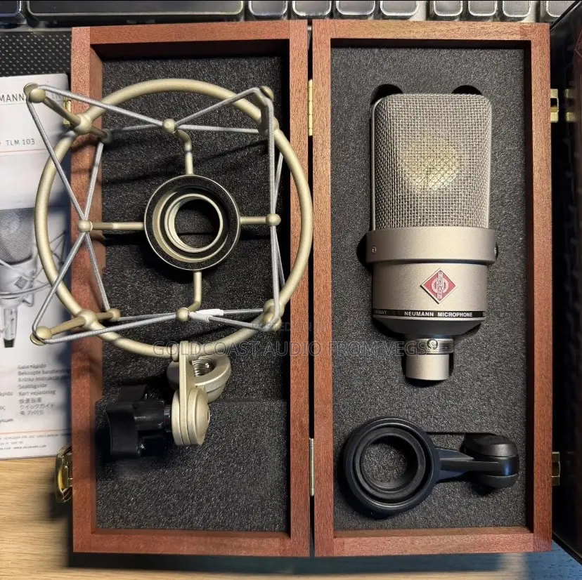 Neumann TLM 103 Large-Diaphragm Cardioid Condenser Mic (Mono Set,)
