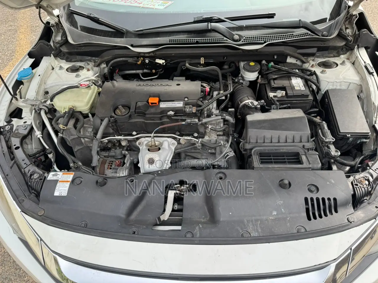 Honda Civic EX 4dr Sedan (2.0L 4cyl) 2017 White