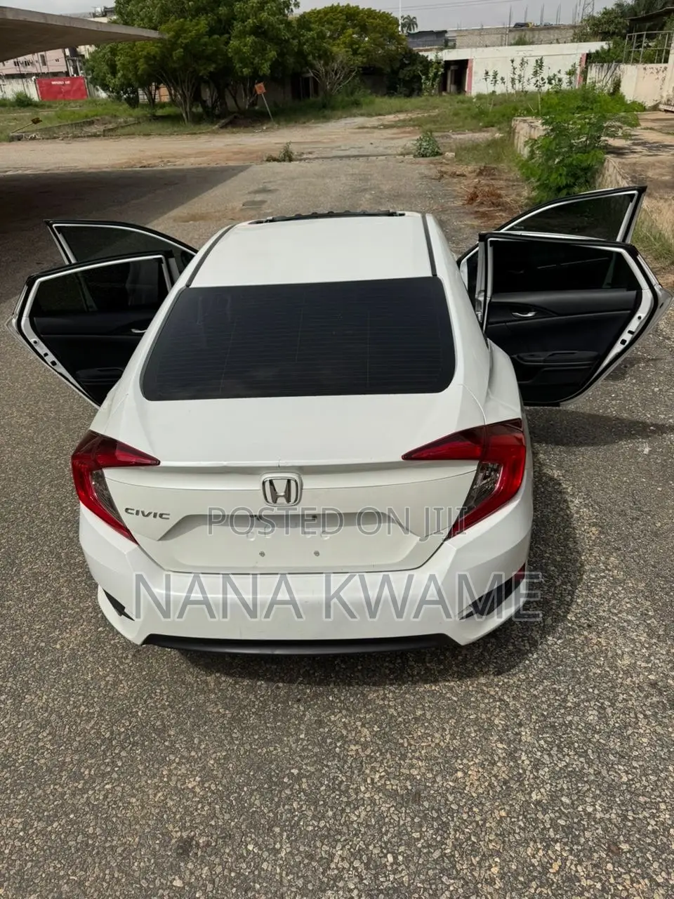 Honda Civic EX 4dr Sedan (2.0L 4cyl) 2017 White