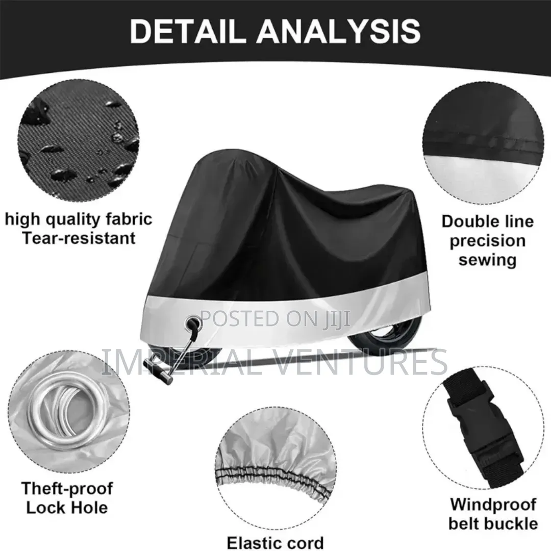 Durable Leather Waterproof Cover for Motor Bikes
