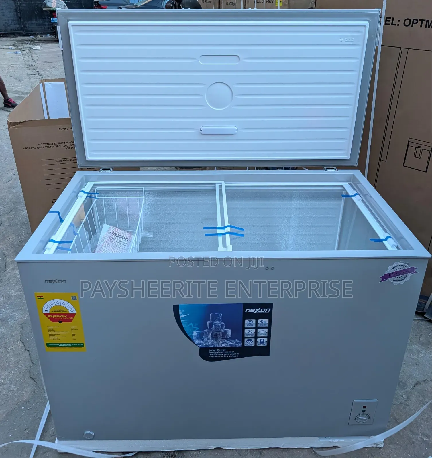 Nexon 299l Chest Freezer With Sliding Glass