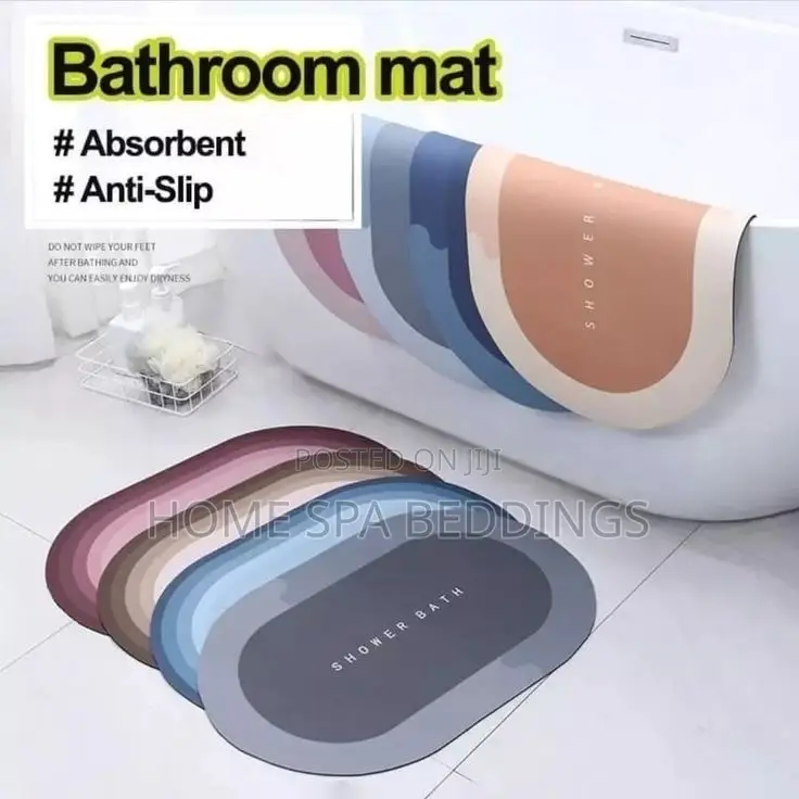 Water Absorbing Bathroom Mats