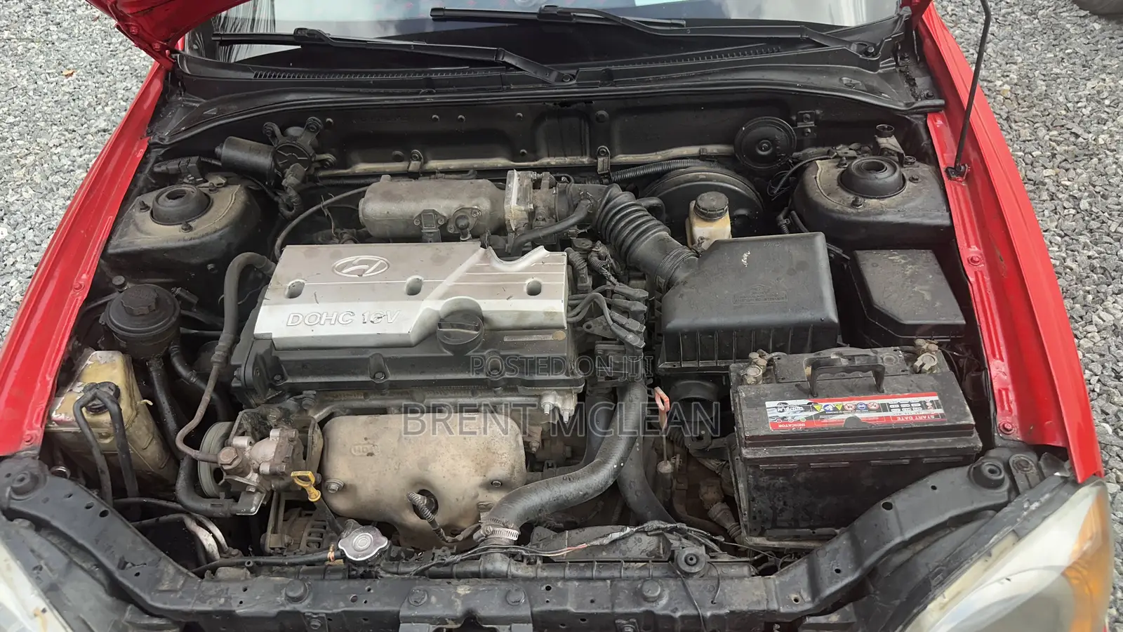 Hyundai Accent 2005 Red