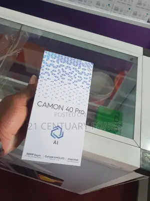 New Tecno Camon 40 Pro 5G 256 GB Black