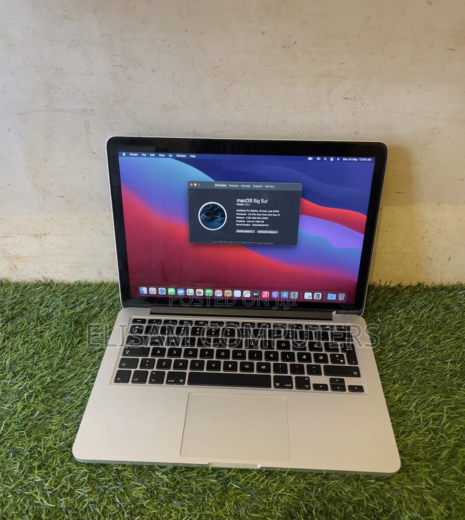 Laptop Apple MacBook Pro 2013 8GB Intel Core i5 SSD 128GB