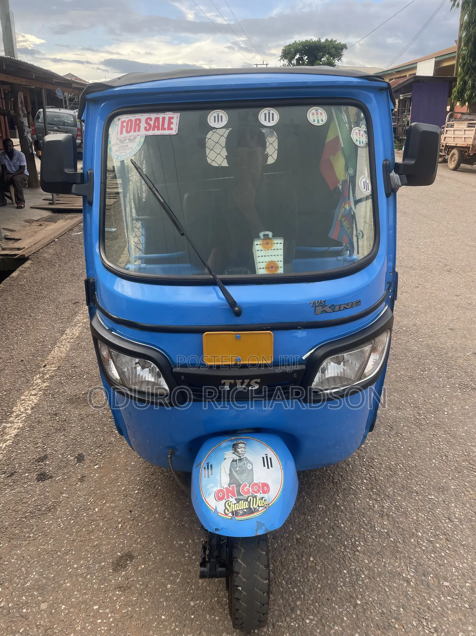 TVS King Deluxe Plus iTouch Start 2025 Blue