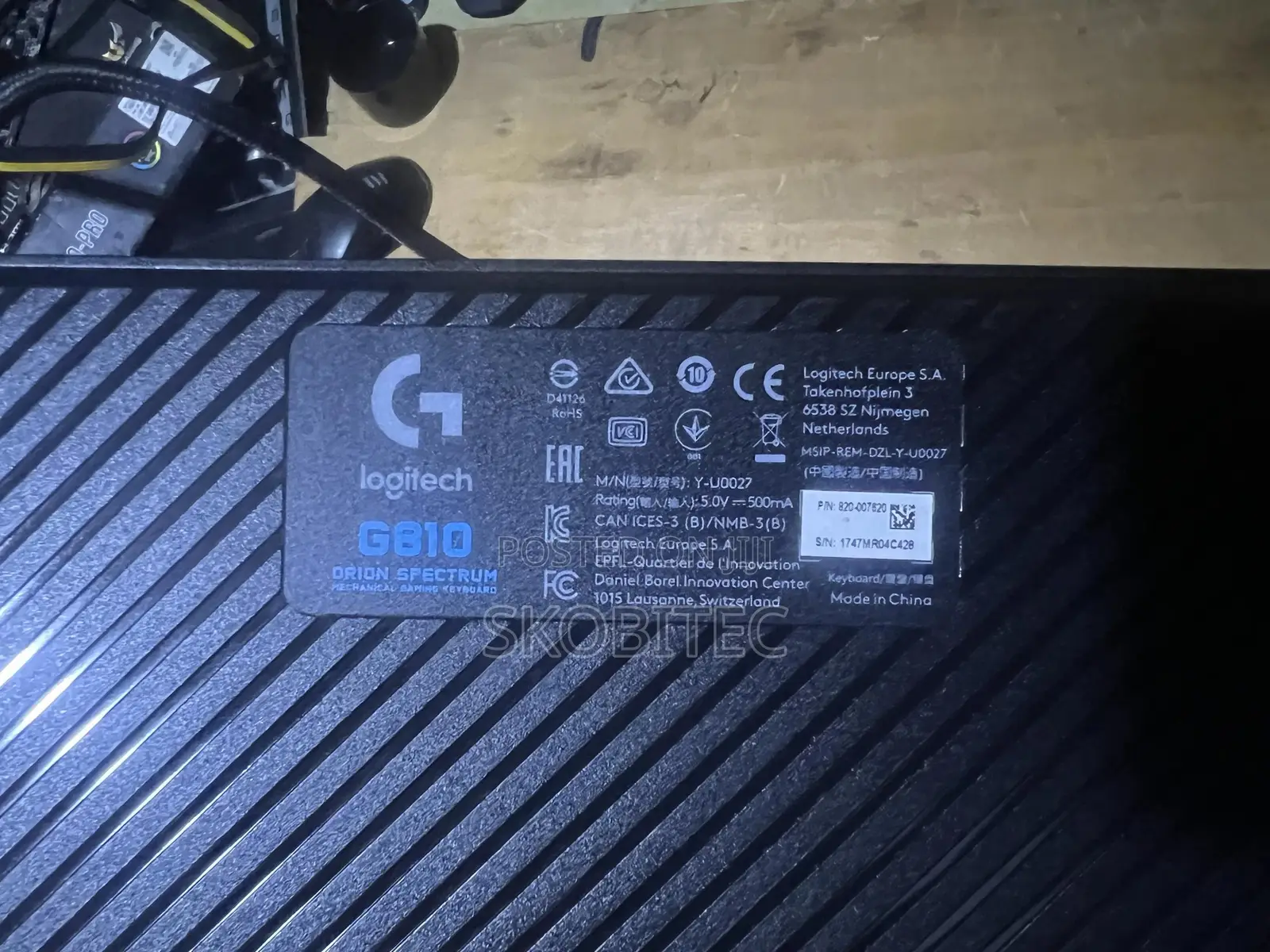 Logitech G810 Orion Spectrum With One Key Missing