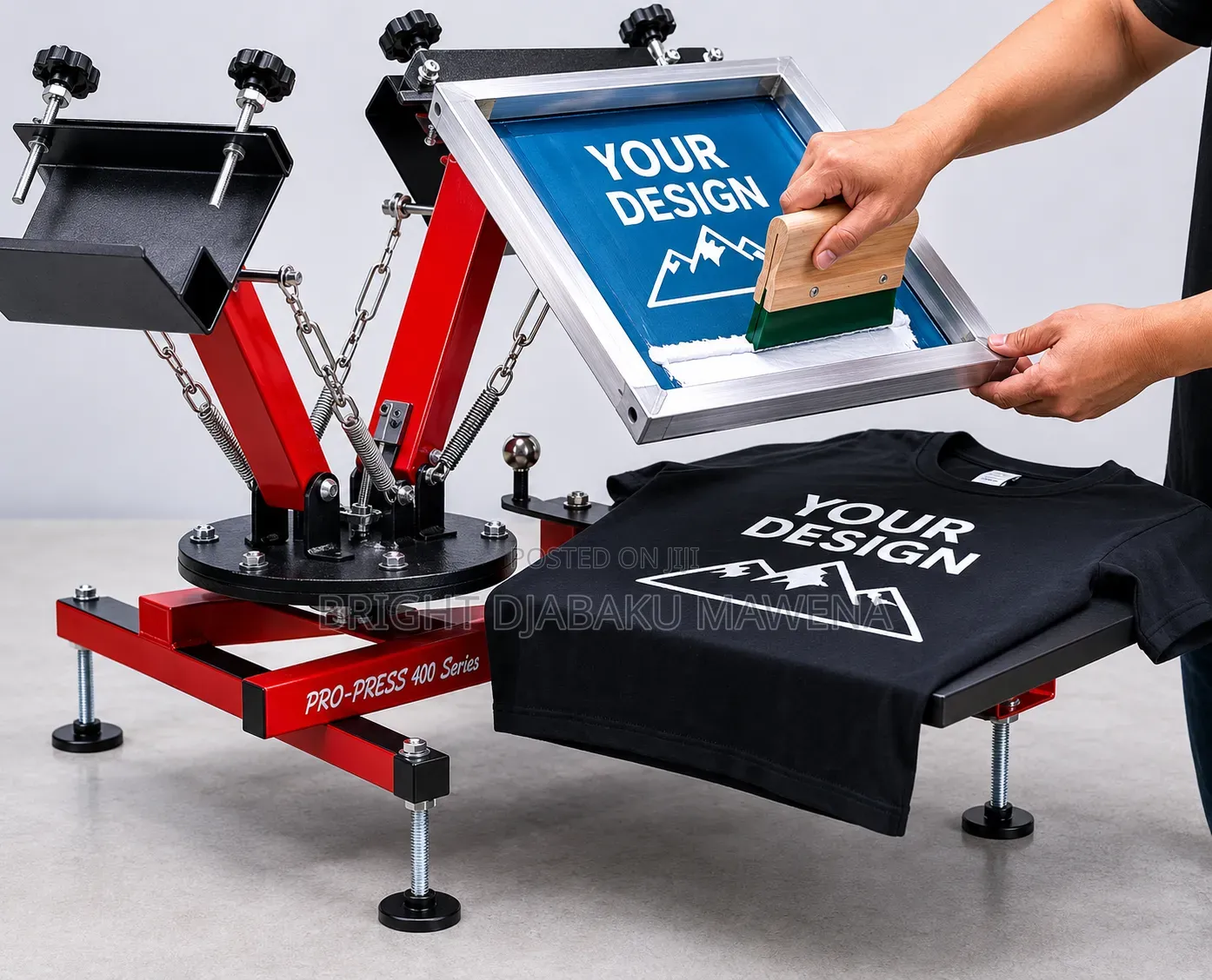 Manual 2 Colour Screen Printing Machine