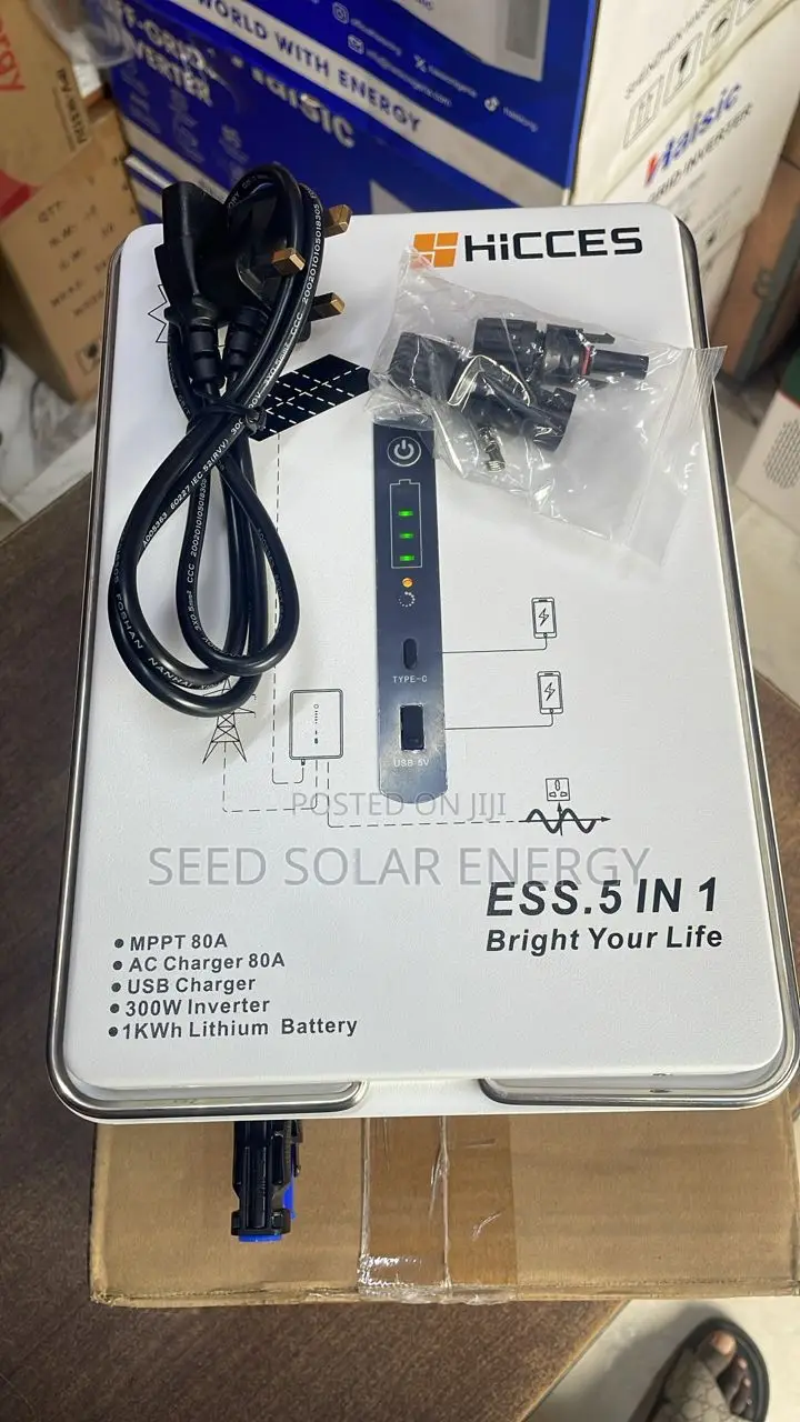 Hiccess 1000 KWH Solar Power Station With Solar Panels