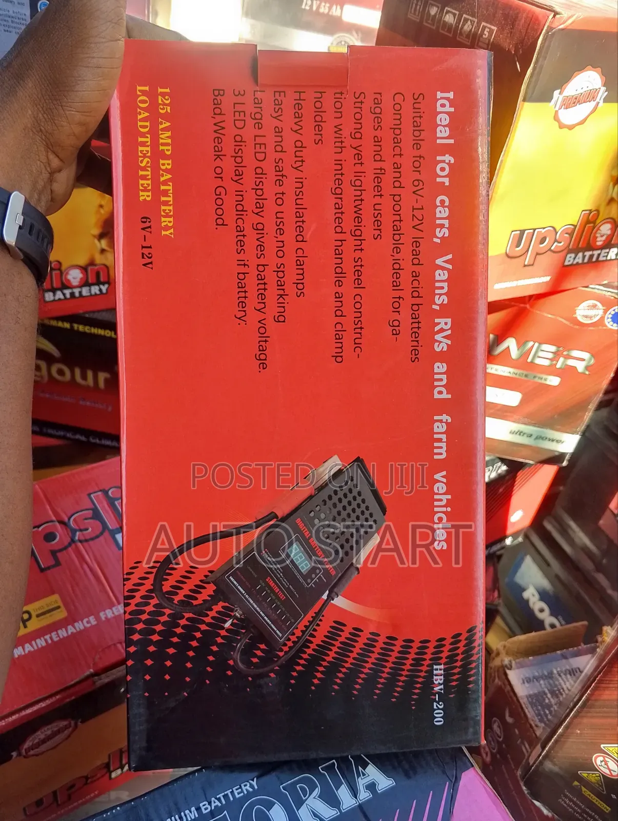 Car Battery Tester Digital+ Free Delivery Within Accra
