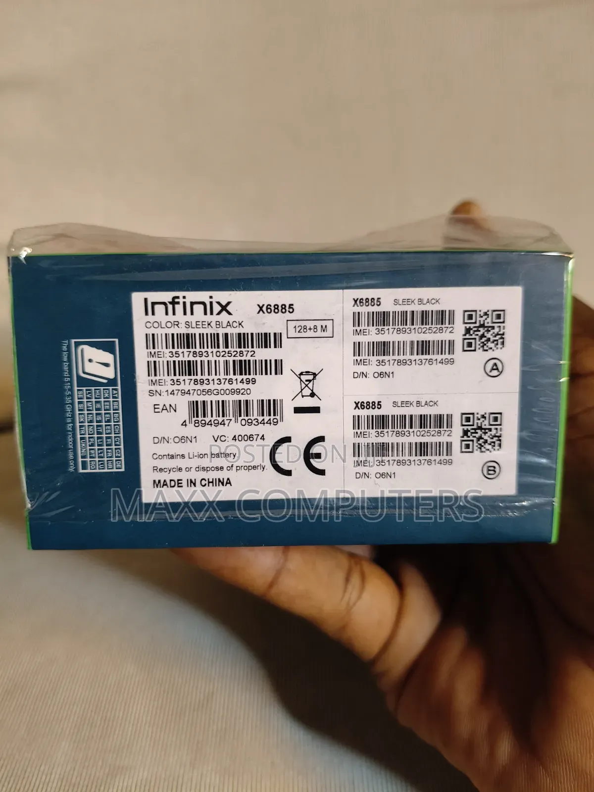 Infinix Hot 60 Pro 128 GB Black