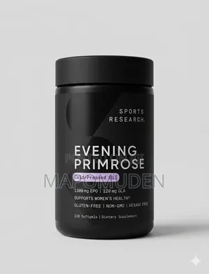 Sports Research Evening Primrose Oil 1300mg - 120 Softgels