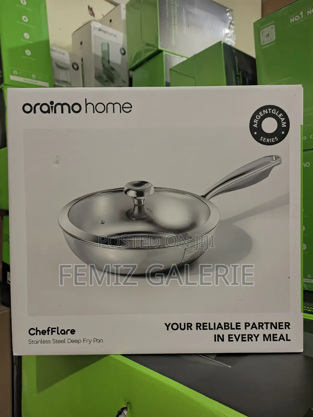 Oraimo Chefflare Durable Premium Stainless Steel Deep Fry Pan