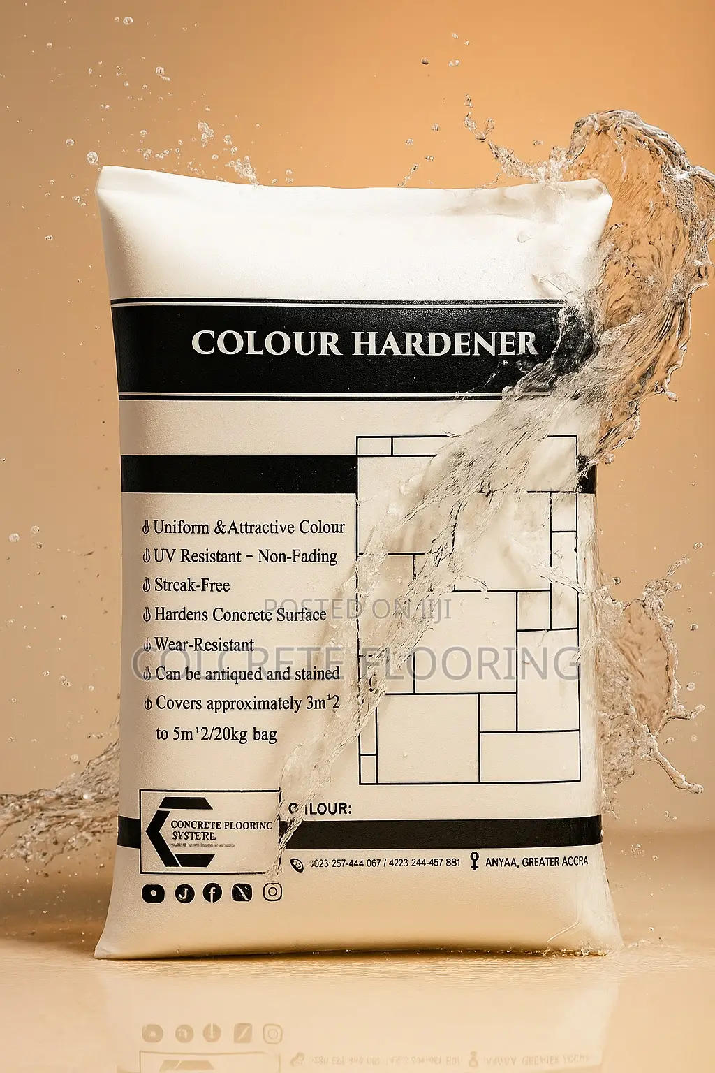 Colour Hardener for Stamped Concrete