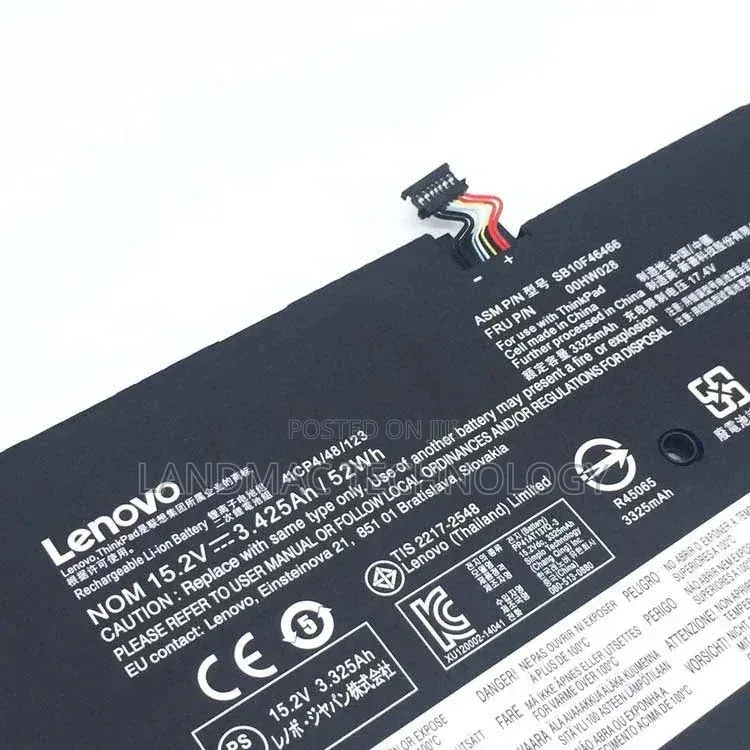 0hw028 Battery for Len0v0 Thinkpad X1 Carbon