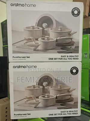 Oraimo Pureharvest Set Versatile Convenient Ceramic Cookware Set-17pcs