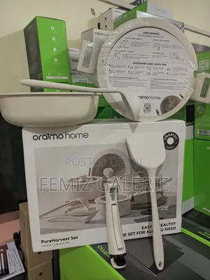 Oraimo Pureharvest Set Versatile Convenient Ceramic Cookware Set-17pcs