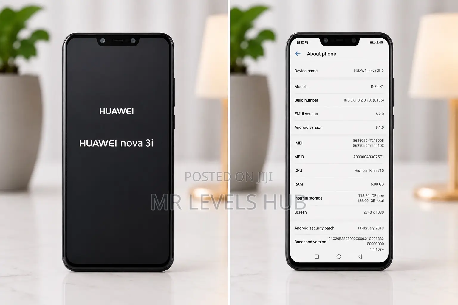 Huawei Nova 3i 128 GB Blue